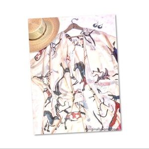 Western Kimono - Woven Heart